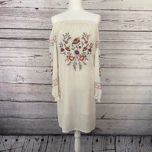 Off Shoulder Boho Dress